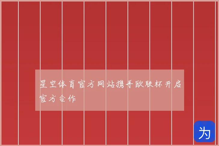 星空体育官方网站携手欧联杯开启官方合作