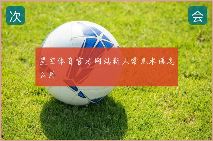 星空体育官方网站新人常见术语怎么用